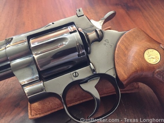 Colt Python .357 Magnum 4” 1966 95%+ RARE Hollow Under Lug Colt Letter-img-6