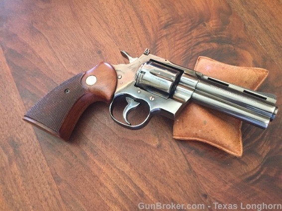 Colt Python .357 Magnum 4” 1966 95%+ RARE Hollow Under Lug Colt Letter-img-19