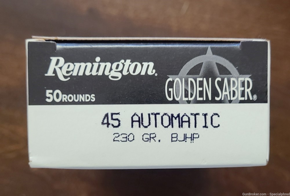 .45acp Remington Golden Saber 230gr BJHP High Performance Jacket 45 Auto-img-1