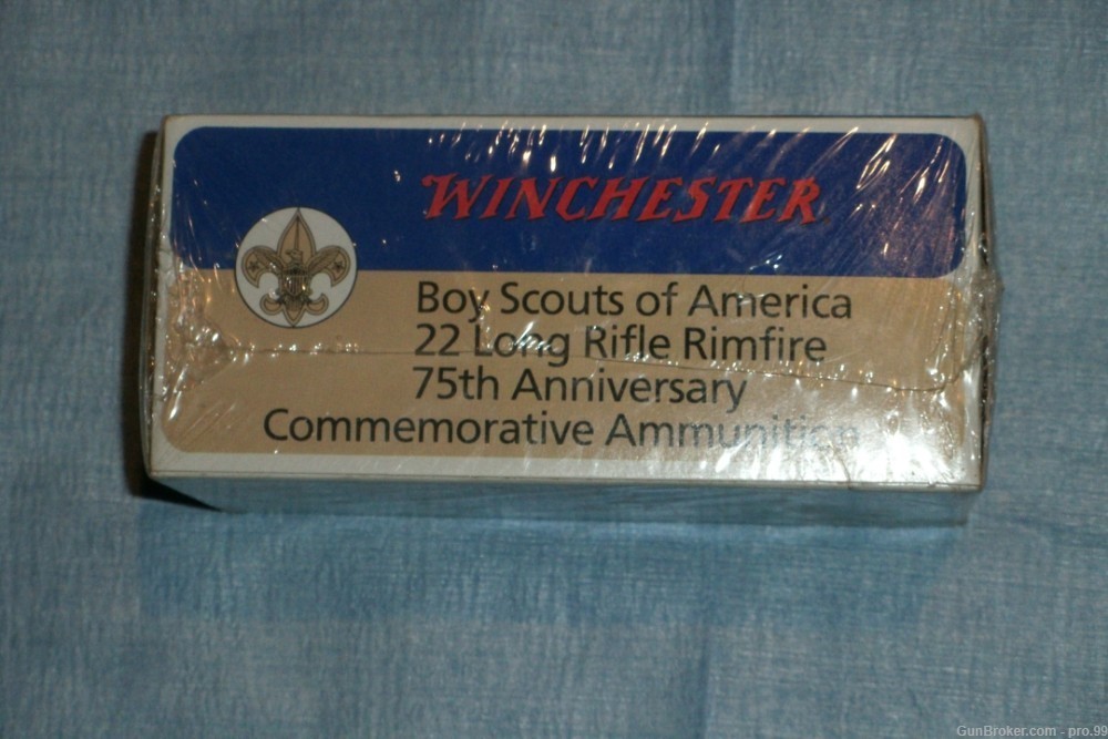 Winchester Boy Scouts 75th Aniv, 22lr Brick 500 Rds 10 Boxes-img-0