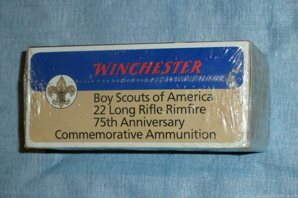 Winchester Boy Scouts 75th Aniv, 22lr Brick 500 Rds 10 Boxes-img-2