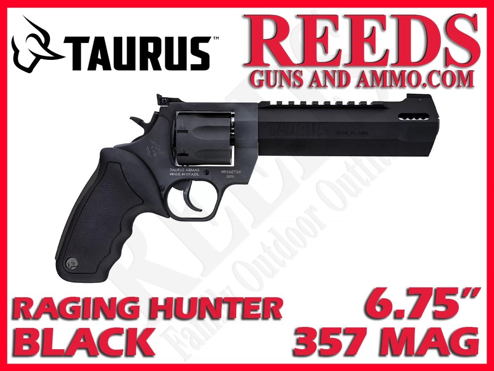 Taurus Raging Hunter Black 357 Mag 6.75in 7 Shot 2-357061RH-img-0