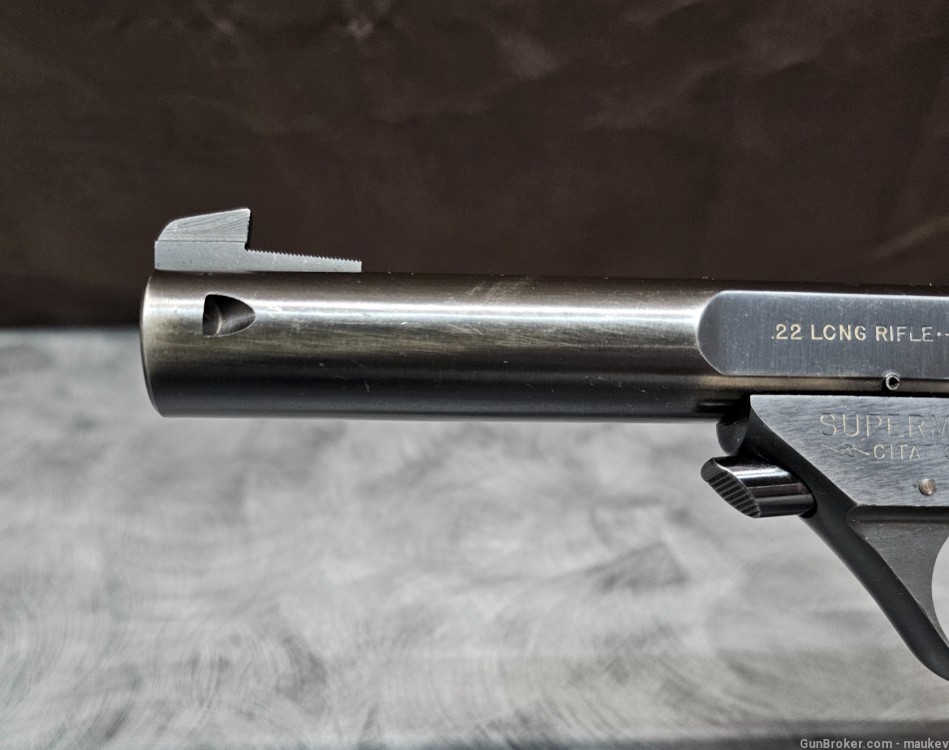 High Standard Supermatic Citation .22LR Semi-auto Target Pistol W/Box EARLY-img-2