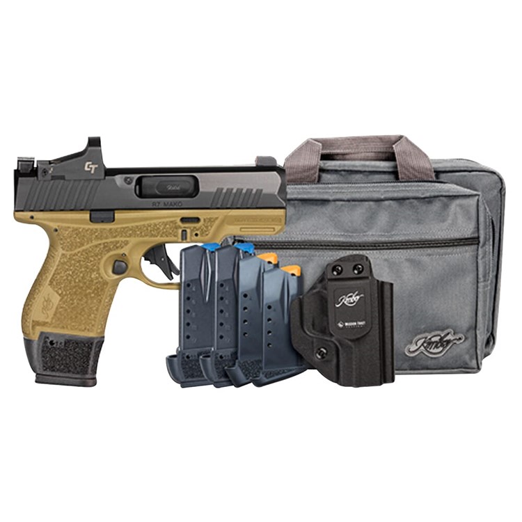 Kimber R7 Mako 9mm Bbl Optics Included FDE Pistol w/Holster, Range Bag-img-0