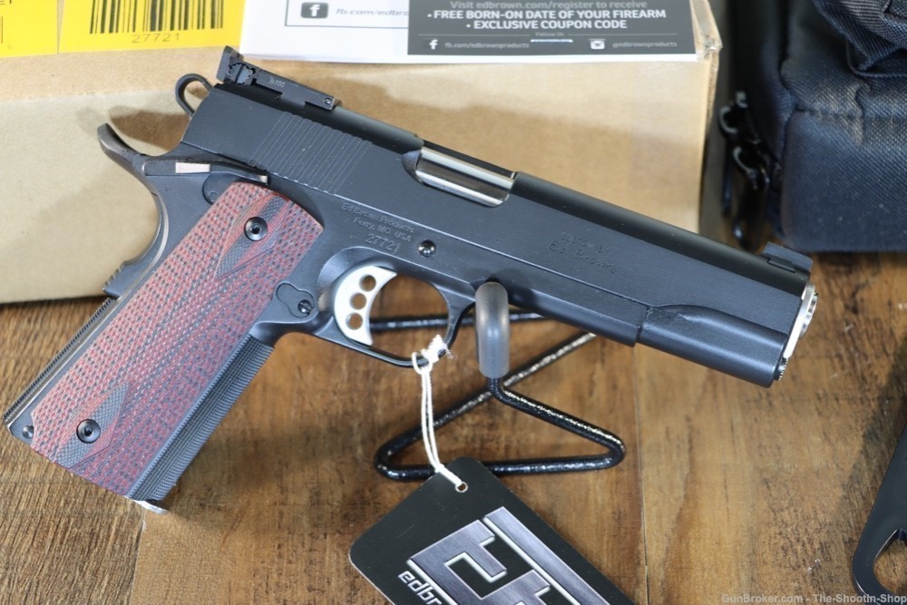 ED BROWN Model EXECUTIVE TARGET 1911 Pistol 45ACP GEN4 NEW SA 45 5" Match-img-1