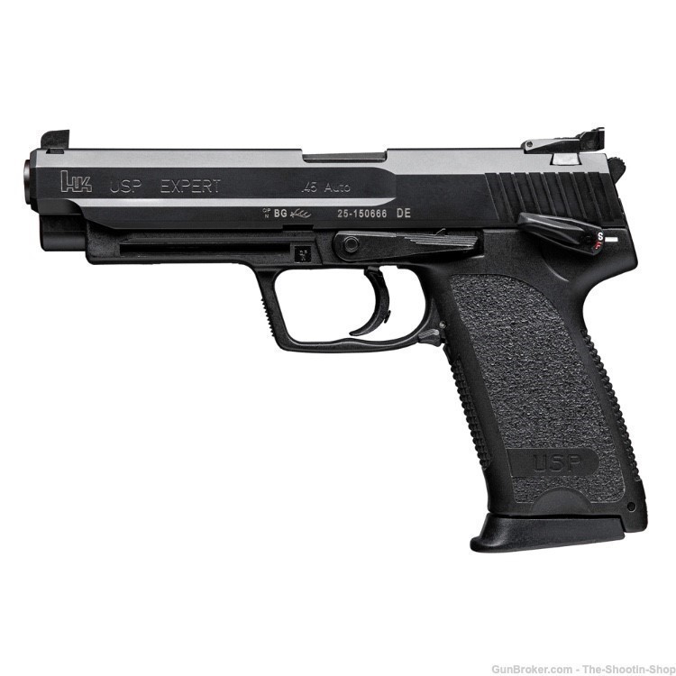 Heckler & Koch H&K USP 45 EXPERT V1 Pistol 45ACP Safety Adj Sights 12RD NEW-img-1