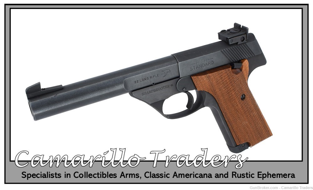 High Standard Sharpshooter-M .22LR Target Pistol 5 1/2" bbl 1981 mfg-img-0