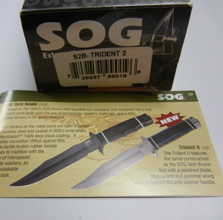 SOG NAVY SEAL TRIDENT 2 S2B New In Box -img-4