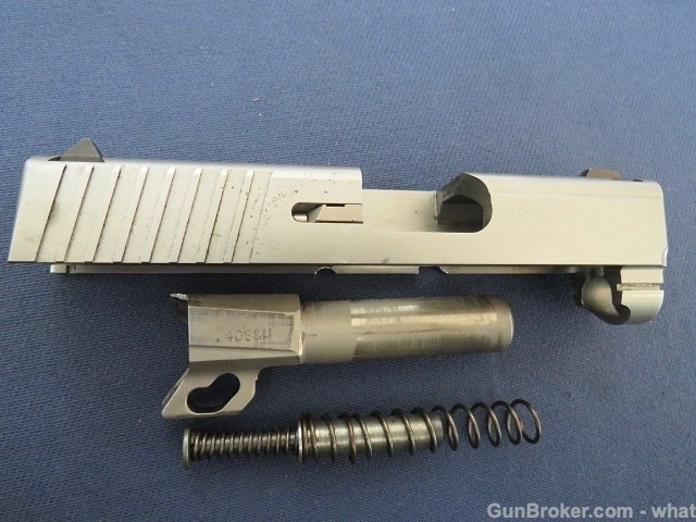 Kahr Arms PM40 .40 Stainless Steel Pistol Slide + Recoil & Barrel Assembly-img-3