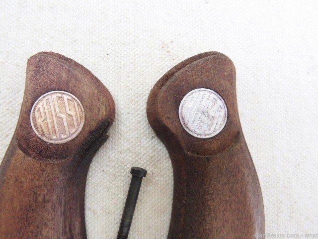 Early Rossi Small Frame Revolver Wood Pistol Grips & Grip Screw-img-2