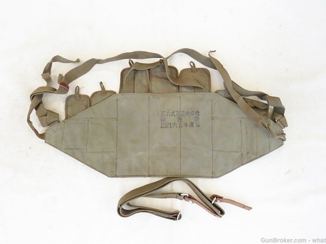 Original Chinese AK-47 Rifle Magazine Ammo Chest Rig & AK Sling-img-3