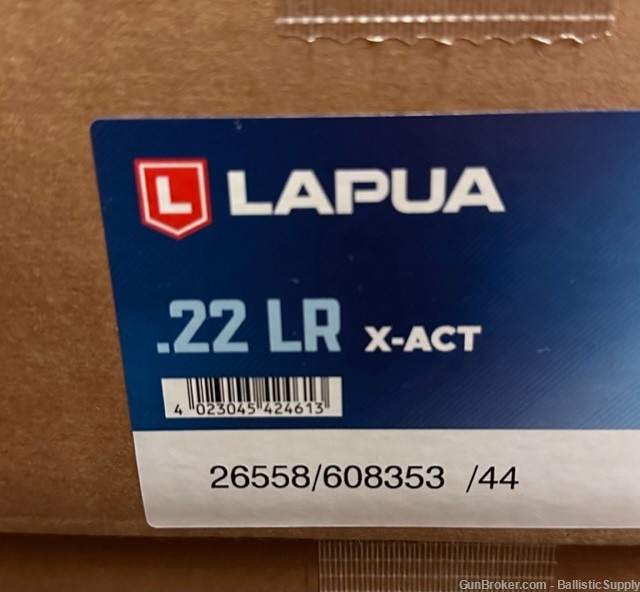 LAPUA X-ACT - Xact .22LR - 22 LR - Bricks of 500 Rounds-img-0
