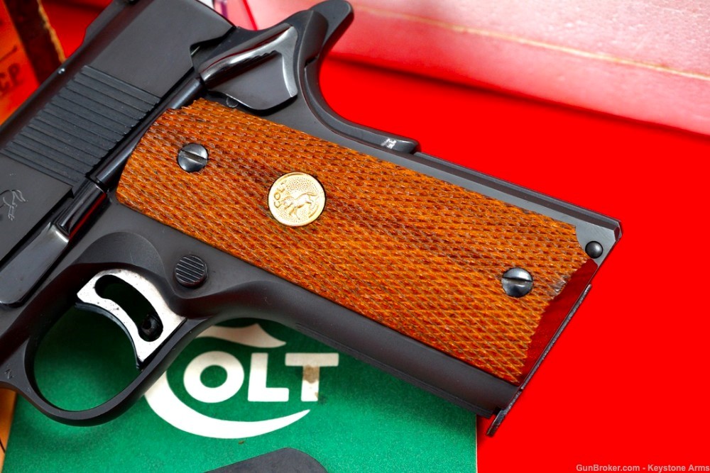 Outstanding 1977 Colt Gold Cup National Match 70 Series 45 ACP 99.9% In Box-img-5