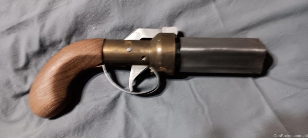 Vintage CVA 4 shot 36 caliber pepperbox pistol-img-0