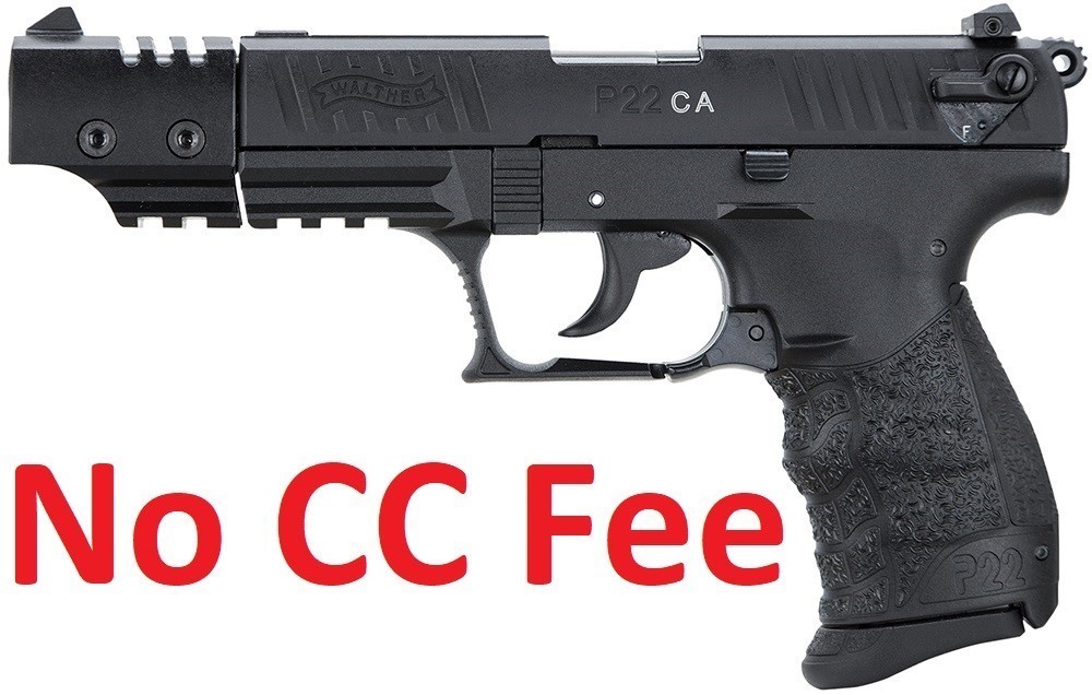 Walther 5120334 P22 Target CA Compliant 22LR 5" 10+1 Black Frame Black Poly-img-0