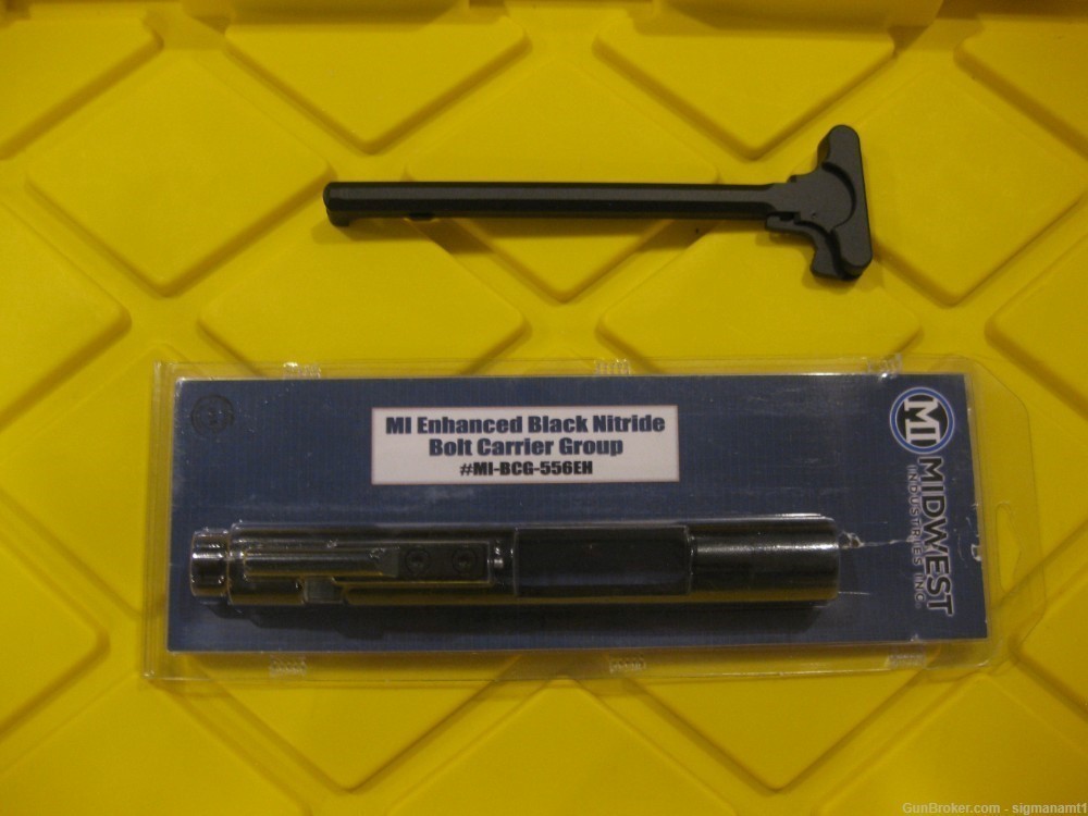 Midwest Industries Enhanced Bolt Carrier Group BCG Nitr 556 W/Charge Handle-img-0