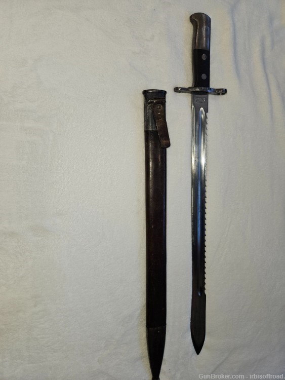 Swiss Schmidt Ruben Bayonet with serrated blade-img-0