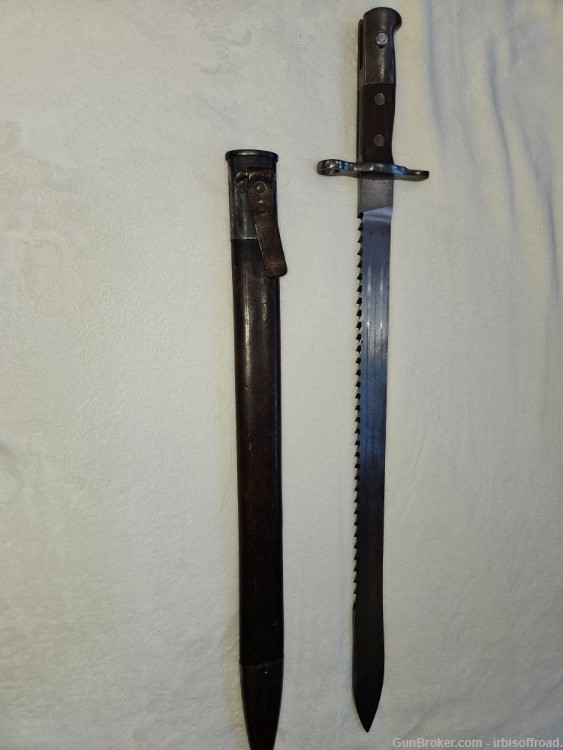 Swiss Schmidt Ruben Bayonet with serrated blade-img-1