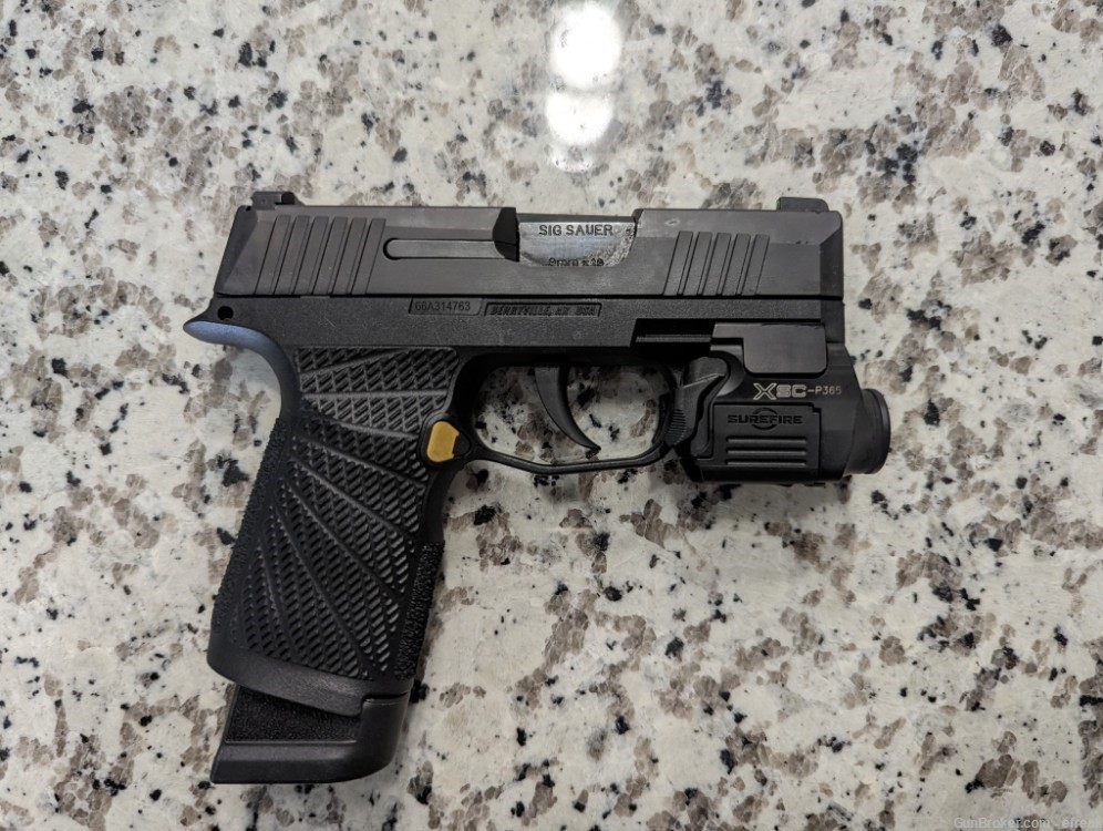 Modified Sig P365X with Surefire XSC, Holster, 17 Magazine, and Wilson grip-img-6