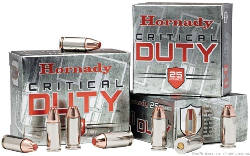 Hornady Critical Duty 9mm Luger +P 135 grain FlexLock 25/box-img-0