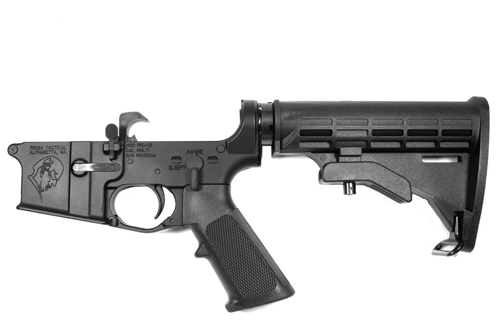 COMPLETE RIFLE PRO2A TACTICAL "SLEEPY JOE" Limited Ed AR-15 Lower Receiver-img-0