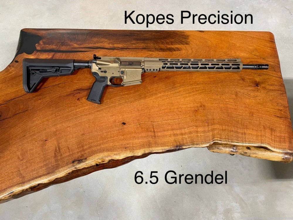 Spring Sale! Kopes Precision 6.5 Grendel AR Rifle, Burnt Bronze-img-0