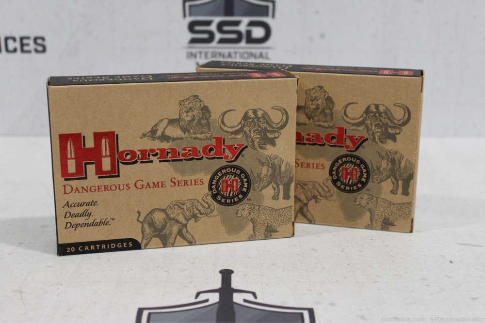 Hornady 375H&H 300gr DGX Dangerous Game 82334 DL/Adult Signature Required!-img-0