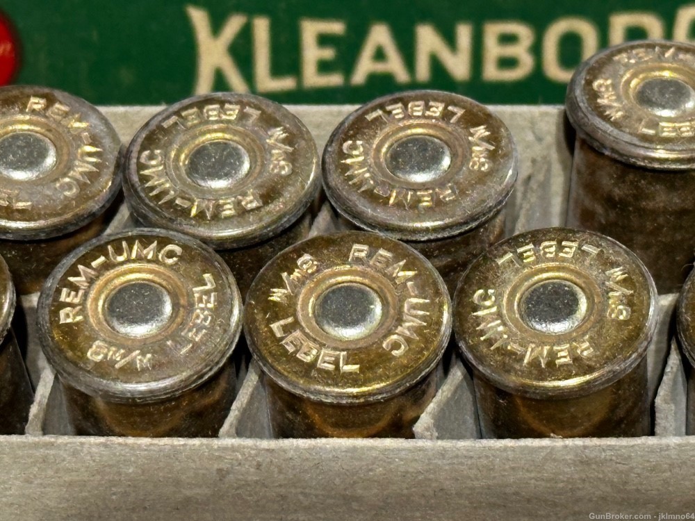 20 rounds of Remington Kleanbore 8mm Lebel 170 SP brass cased ammo-img-3