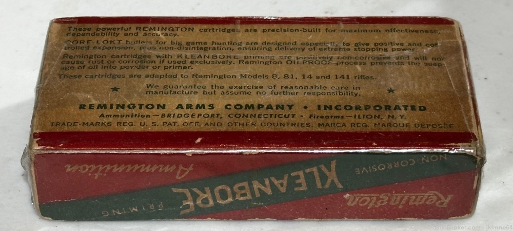 20 rounds of Remington Kleanbore 32 Remington 170 grain SP brass cased ammo-img-1