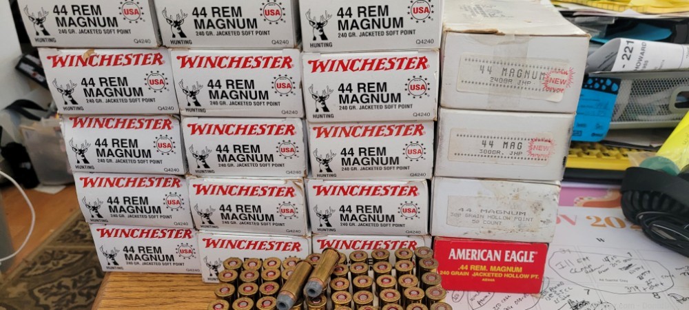 Winchester  44 mag 1000 rounds -img-0