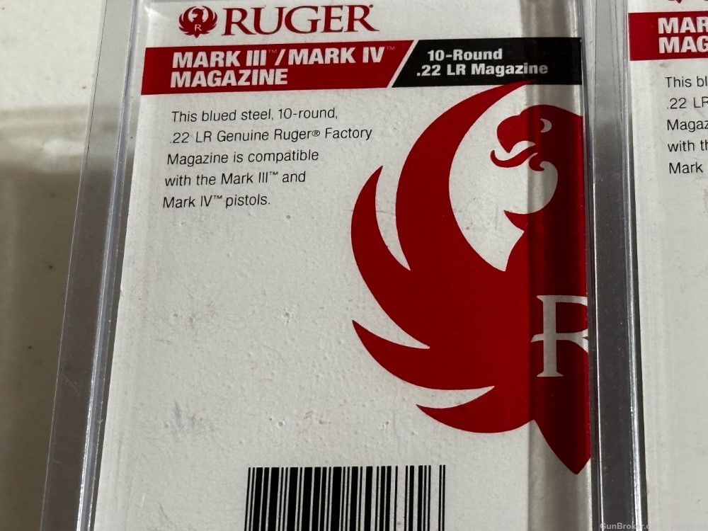 4 new Ruger Mark 3 Mark 4 III IV pistol magazines -img-8