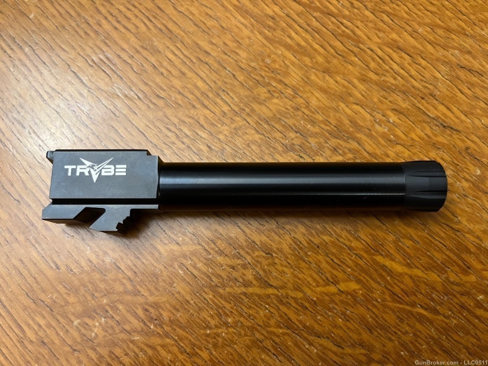 TRYBE Glock 23 32 9mm Threaded CONVERSION Barrel TPBCONVG23-32-DLC -img-0
