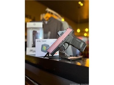 New P365 CA - Blush Color, Holosun sight, extended mag handle 