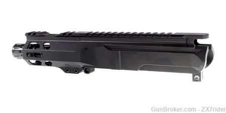 AR-15 9MM 4" Billet Pistol Upper Receiver with BCG AR-9 Assembled-img-2