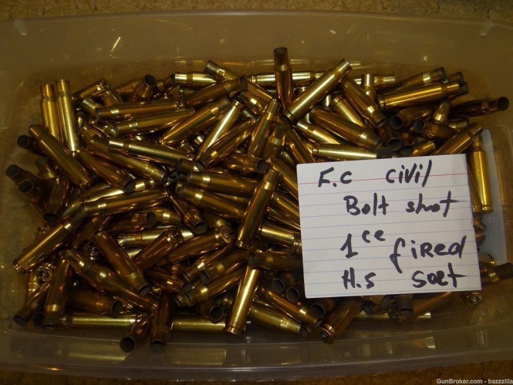 Federal 308 Win FC Once Fired (367 count)-img-0
