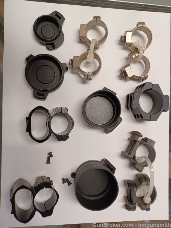 Miscellaneous Scope Rings, Leupold, Burris, Ruger etc. (18 pair)-img-5