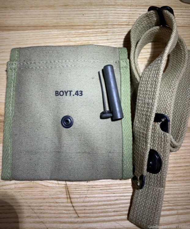 M1 Carbine Accessory Kit Oiler, Sling, Mag Pouch Repro OD Kkaki Boyt 43-img-1