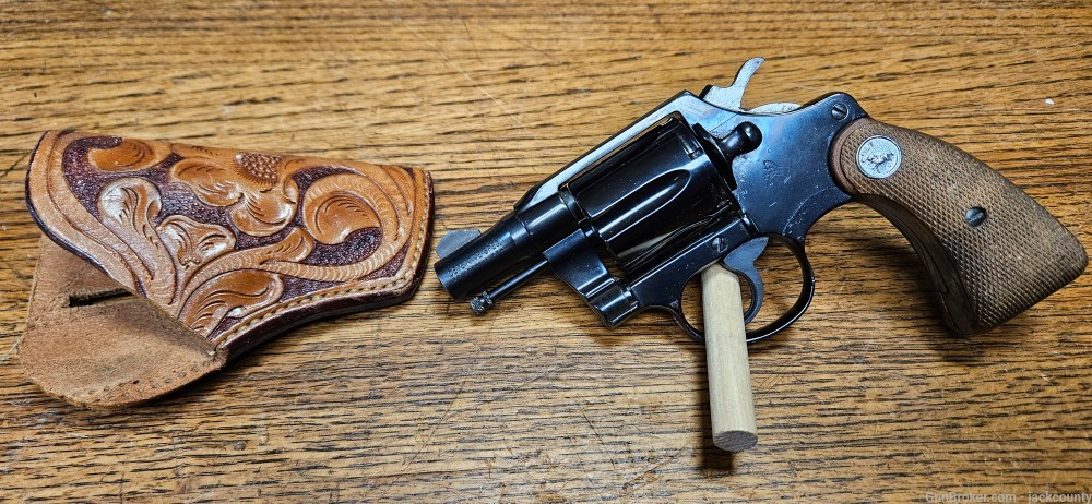 Colt Detective, .38 Special, W/ Holster, 1970-img-0