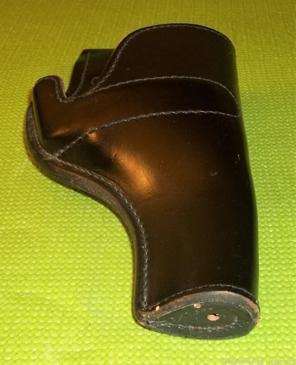 Vintage Jay-Pee OP4 R/H Leather Holster 4" Smith Wesson Ruger 38/357-img-4