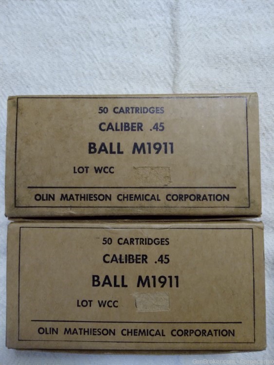 USGI .45 ACP cartridges with WCC 66/67 headstamp-img-0