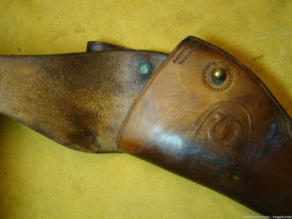 rock island US 1904 Colt .38 long Colt  US military leather flap holster-img-3