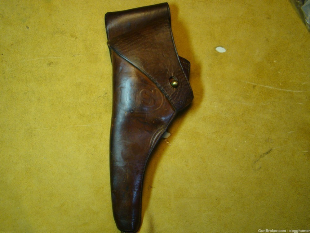 rock island US 1904 Colt .38 long Colt  US military leather flap holster-img-0