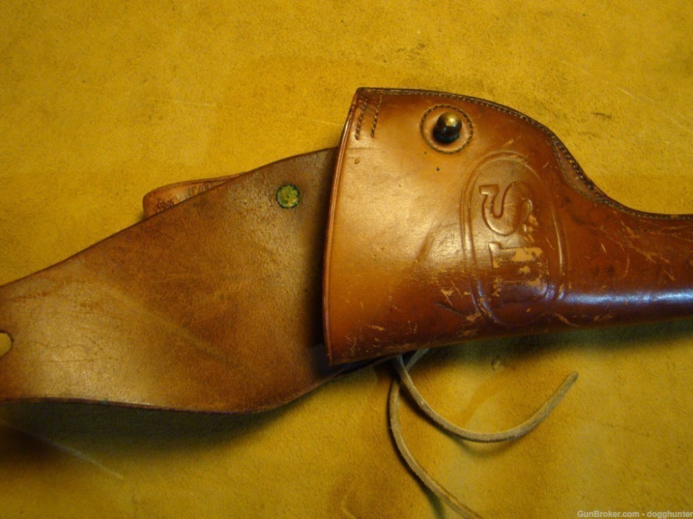 rock island US 1907 Colt .38 long Colt  US military leather flap holster-img-2
