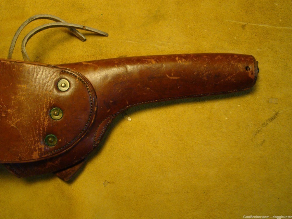 rock island US 1907 Colt .38 long Colt  US military leather flap holster-img-3