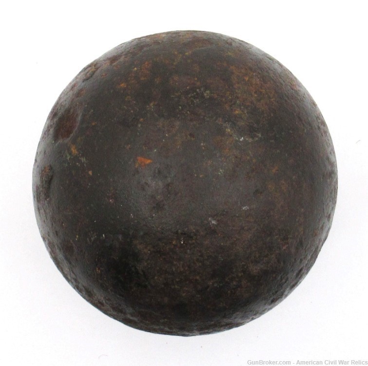 Confederate 12lb. Polygonal Cavity Spherical Artillery Shell-img-4