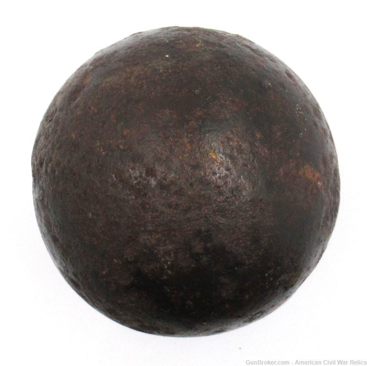 Confederate 12lb. Polygonal Cavity Spherical Artillery Shell-img-5