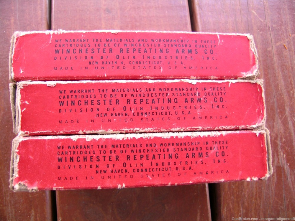 Vintage Winchester Model 71 348 Win Silvertip Ammo 50 Rounds-img-2