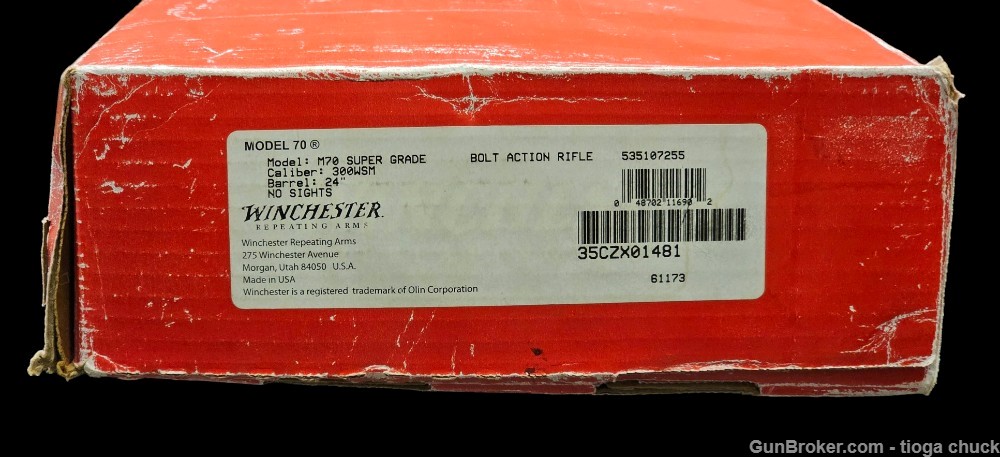 Winchester 70 Super Grade 300 WSM w/original box USA MADE-img-14