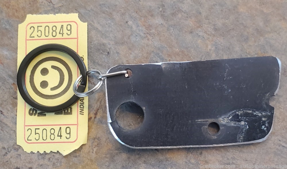 Keychain fob made from Colt M16a1 machinegun government demil demilled-img-1