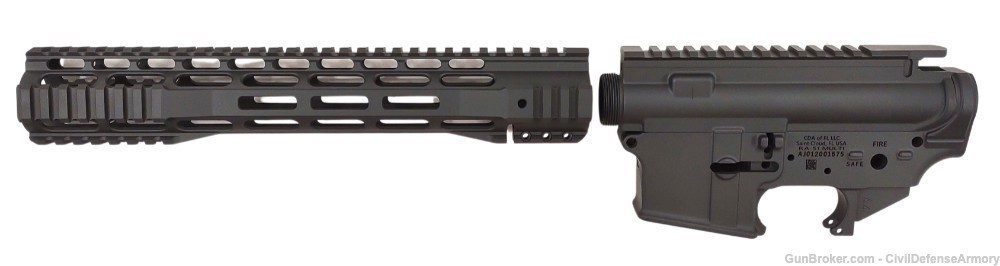 AR-15 Rifle Build Kit Cerakote Armor Black AR15 Builder's Parts Kit M4-img-0